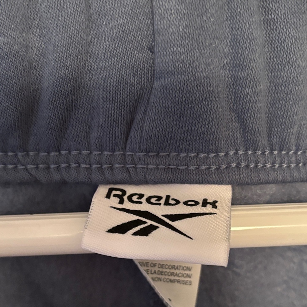 Reebok Blue Activewear Set Includes Hoodie Top and Wide Leg Pants - Picture 7 of 7